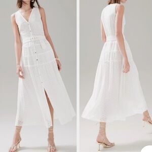 Elegant White Lace Dress